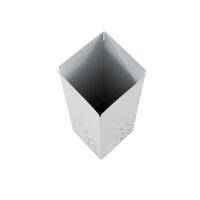 ALBA Schirmständer PMPLUIE BC 15 x 45 x 15 cm (B x H x T) Metall, epoxylackiert weiß