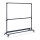 FEROS Garderobenständer Nordic 192 x 200 x 60 cm (B x H x T) Stahl, pulverbeschichtet hammerite silber