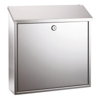 ALCO Briefkasten 36 x 36 x 10 cm (B x H x T) Edelstahl...