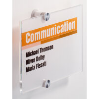 DURABLE Türschild CRYSTAL SIGN® 210 x 148 mm (B...