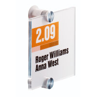 DURABLE Türschild CRYSTAL SIGN® 105 x 105 mm (B...