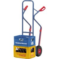 Fetra Sackkarre 58 x 130 cm (B x H) 300kg Stahl blau/rot/schwarz