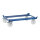 fetra Fahrgestell Flachpaletten, Gitterboxen 85,5 x 125,5 cm (B x L) 1.050kg Stahl