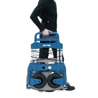 Fetra Sackkarre 66 x 119 x 65 cm (B x H x T) 250kg Aluminium/Stahl/Kunststoff blau/alu