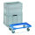 fetra Transportroller 40,8 x 60,5 cm (B x L) 4kg ABS Kunststoff blau