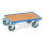 fetra Transportroller 40,8 x 60,5 cm (B x L) 11kg Stahl blau/buche