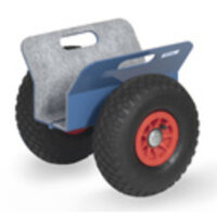 fetra Transportroller 60 x 30 cm (B x L) 5,7kg Stahl blau