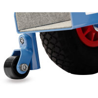 fetra Transportroller 15 x 50 cm (B x L) Stahl blau