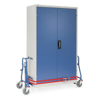 fetra Hubroller 45kg Stahlrohr, pulverbeschichtet blau