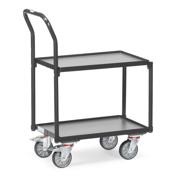 fetra Etagenwagen GREY EDITION 41,4 x 97 x 74,7 cm (B x H x L) 250kg 2 Böden