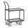 fetra Etagenwagen GREY EDITION 41,4 x 97 x 74,7 cm (B x H x L) 250kg 2 Böden