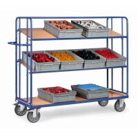 fetra Etagenwagen 62 x 156 x 183 cm (B x H x L) 500kg 3 Böden