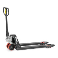 fetra Hubwagen 54 x 8,5-20 x 154 cm (B x H x T) 2.500kg...