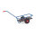fetra Handwagen 59,6 x 77,7 x 138,1 cm (B x H x L) 200kg Stahl, pulverbeschichtet/Sperrholz blau
