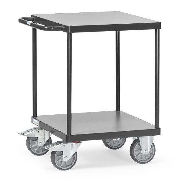 Fetra Etagenwagen GREY EDITION 60,9 x 90 x 119,7 cm (B x H x L) 600kg 2 Böden