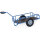 fetra Handwagen 83,2 x 80,1 x 182,6 cm (B x H x L) 400kg Stahl, pulverbeschichtet/Sperrholz blau