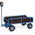 fetra Handwagen 70 x 118,5 x 137,5 cm (B x H x L) 400kg Stahl, pulverbeschichtet/Sperrholz blau
