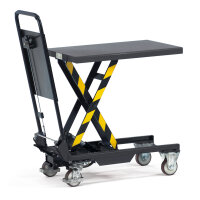 fetra Hubtischwagen 45 x 26,5-75,5 x 93 cm (B x H x T)...