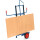 fetra Plattenkarre 66,5 x 147 x 126 cm (B x H x L) 400kg Stahl blau