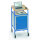 fetra Stehpult 605 x 590 mm (B x L) Holzwerkstoffplatte lichtgrau/blau buche