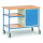 fetra Werkstattwagen 112 x 91 x 65 cm (B x H x T) Flügeltür lichtgrau/blau/buche