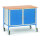 fetra Werkstattwagen 112 x 91 x 65 cm (B x H x T) Flügeltüren lichtgrau/blau/buche