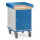 fetra Werkstattwagen 55 x 87,5 x 65 cm (B x H x T) Flügeltür lichtgrau/blau/buche