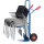 fetra Stuhlkarre 58 x 130 x 86,2 cm (B x H x T) 300kg Stahl blau
