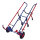 VARIOfit Sackkarre Reifen 70,5 x 160 x 74 cm (B x H x T) 200kg Stahl, pulverbeschichtet enzianblau