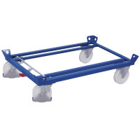 VARIOfit Fahrgestell Flachpaletten, Gitterboxen 127 x 35 x 107 cm (B x H x T) 1.050kg Stahl