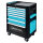 QUANTOOL Werkstattwagen gefüllt 217 Teile 72 x 96 x 52 cm (B x H x T) 7 Schubladen