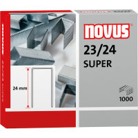 NOVUS Heftklammer 23/24 SUPER Blockhefter 1.000 St./Pack.