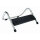 WEDO® Fußstütze Trittboy 34,5 x 16,5 x 33,5 cm (B x H x T) Stahlrohr, vernickelt/Kunststoff schwarz/silber