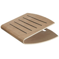 ALBA Fußstütze Ergofeet 45 x 13,5 x 35 cm (B x H x T) Holz braun