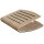 ALBA Fußstütze Ergofeet 45 x 13,5 x 35 cm (B x H x T) Holz schwarz