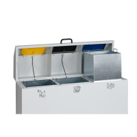 VAR Wertstoffsammelbehälter WSS 108 rechteckig 108 x...