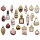 DECORIS Adventskalender 2,5 x 5 x 3,5 cm (B x H x L) 24 Teile