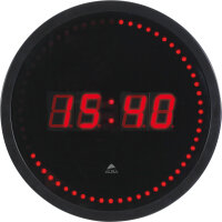 ALBA Wanduhr HORLED 30 x 4 cm (Ø x T) ABS...