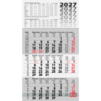 Glocken Wandkalender 30 x 52 cm (B x H) 2027