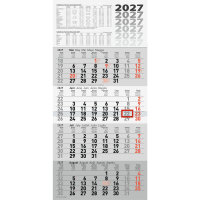 rido/idé Wandkalender 30 x 63 cm (B x H) 2027...