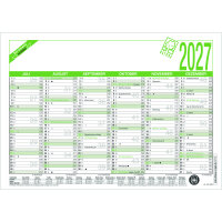 ZETTLER Tafelkalender 904 2027 6 Monate/1 Seite DIN A5 21...