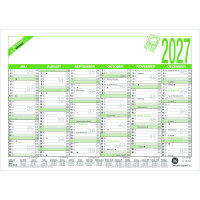 ZETTLER Tafelkalender Natura 2027 6 Monate/1 Seite 29,7 x...