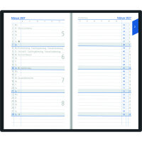 ZETTLER Taschenkalender 520 2027 50g/m² schwarz