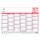ZETTLER Tafelkalender 907 2027 6 Monate/1 Seite DIN A4 29,7 x 21 cm (B x H) Ferientermine Karton