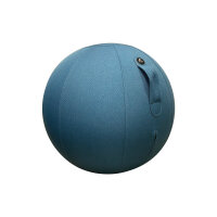 ALBA Sitzball 65cm inkl. Handpumpe PVC Polyester entenblau