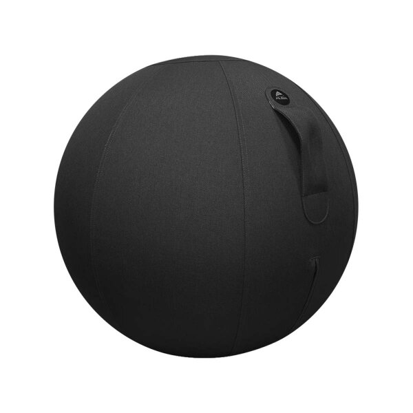 ALBA Sitzball 65cm inkl. Handpumpe PVC Polyester schwarz