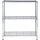 ALBA Regal Mobi3m 900 x 900 x 350 mm (B x H x T) 70kg 3 Fachböden Metall, verchromt chrom