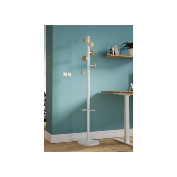 ALBA Garderobenständer Music 175cm weiß