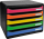 Schubladenbox Exacompta BIG-BOX Plus quer, DIN A4, 5 Schubfächer