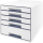 Schubladenbox LEITZ WOW CUBE 5214, DIN A4, 4 Schubfächer